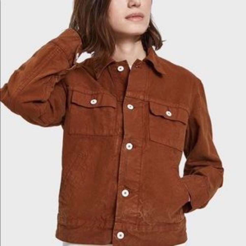 Jesse Kamm Rach Jacket in skin tone 34 size XS